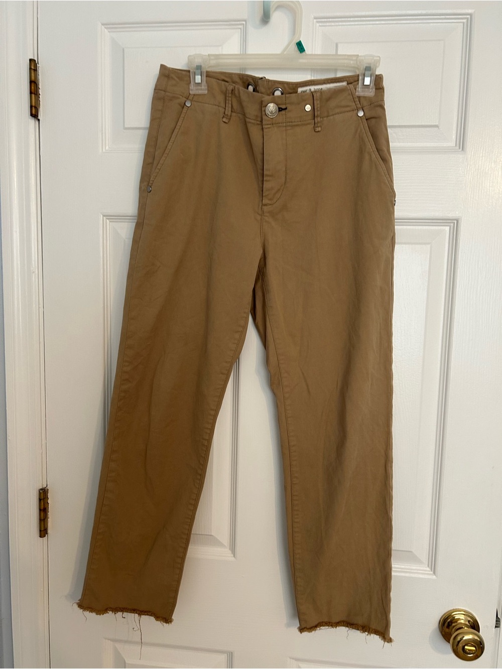 Rag and Bone Women’s Straight-Leg Khaki Chino Utility Pants Sz 26